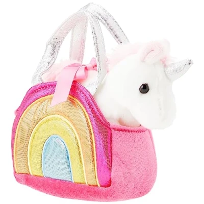 Imagen de Aurora, 61171, Fancy PAL, Unicornio Arco Iris de Colores, 20,5cm, Juguete Blando, Multicolor