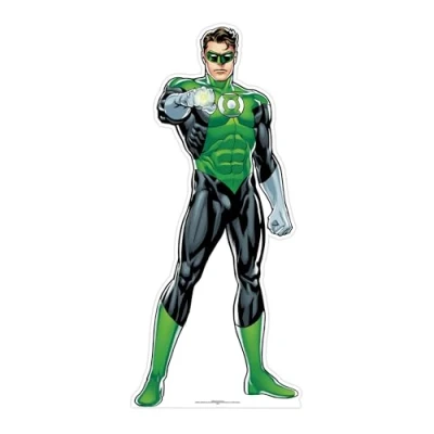 Imagen de STAR CUTOUTS Ltd Green Lantern (DC Comics) Corte de cartón tamaño Real, Multicolor, 184 x 83 cm, Madera, Normal
