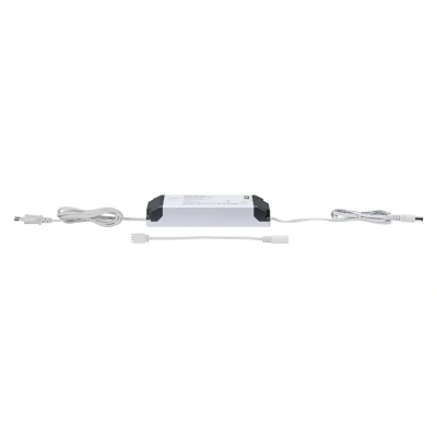 Imagen de Paulmann 79830 Fuente de alimentación strip MaxLED, cuadrada, máx. 60 W, tira luz, blanco, cinta plástico, transformador