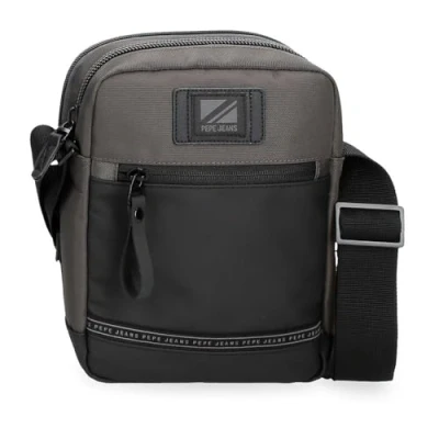 Imagen de Pepe Jeans Stratford Bandolera Gris 17x22x7,5 cms Poliéster