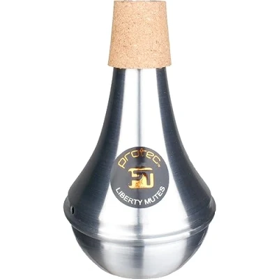 Imagen de ProTec ML201 Sordina para instrumento de viento metal trompeta aluminio (para practicar)
