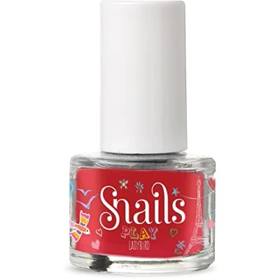 Imagen de Snails 517360 Mini Play Ladybird Esmalte de uñas para niños a base agua, lavable, inofensivo, vegano