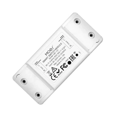 Imagen de MOES Tuya WiFi Módulo de interruptor luz inteligente Disyuntor universal 16A, Smart Timer Control remoto inalámbrico, funciona con Alexa Echo/Google Home, Life App Home