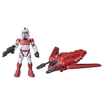 Imagen de Star Wars Shock Trooper Secure The City Figura y vehículo de Clase Mission Fleet Gear 2.5 Pulgadas, para niños a Partir 4 años