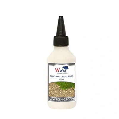 Imagen de War World Scenics Pegamento Fijador para Arena y Grava 100ml Modelismo Ferroviario, Wargames
