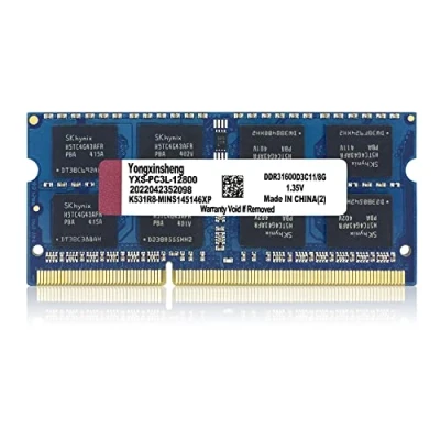 Imagen de DDR3L / DDR3 Ram 8GB 1600MHz Memoria Portátil Sodimm PC3L 12800 PC3 Sin ECC Búfer 1.35V 1.5V CL11 2Rx8 Dual Rank 204 Pin Módulo de Actualización Memory para Laptop