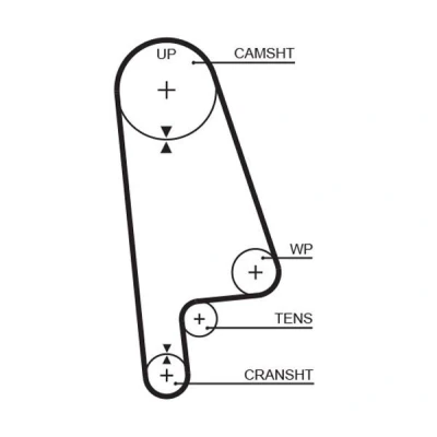 Imagen de GATES FleetRunner Micro V Stretch Fit 5233XS Correa de Distribucion 107 1019 24 Fibra vidrio, HNBR (Acrilo Nitrilo Butadieno Hidrogenado)