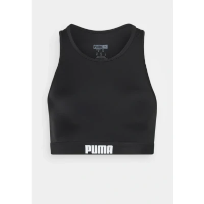 Imagen de PUMA Traje de baño con Espalda Cruzada Parte Superior Bikini, Rosa, S para Mujer