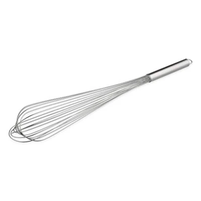 Imagen de Thermohauser 5000245135 Varillas para batir (Acero Inoxidable), 60 cm de Longitud, con Mango Metal y Colgador, 16 Trabillas