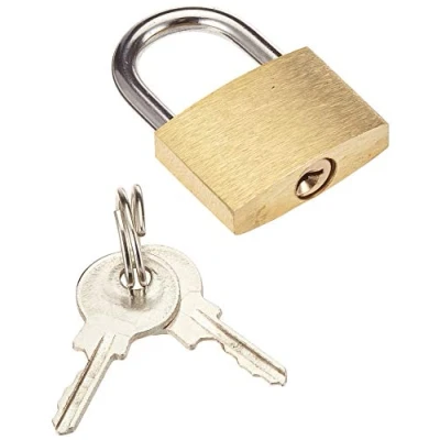 Imagen de Cogex 80107 Candado latón 25 mm, Dore
