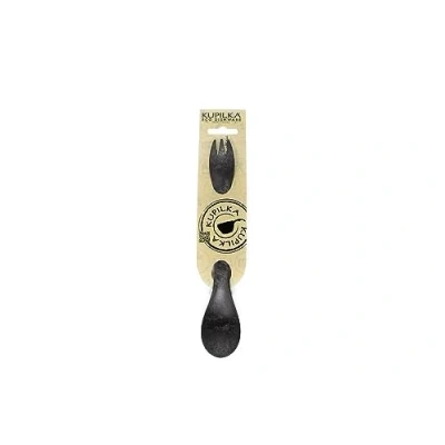 Imagen de Kupilka Spork 225 Cuchara larga para exteriores Vajilla de material biológico reciclable (negro)