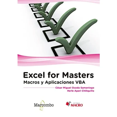 Imagen de Excel for Masters . Macros y Aplicaciones VBA (SIN COLECCION)
