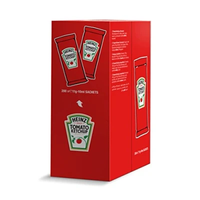 Imagen de Heinz salsa ketchup monodosis 10 ml caja 200 unidades