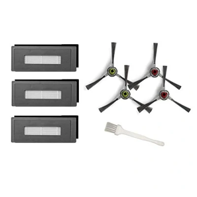 Imagen de Sweet D Kit de Recambios para Ecovacs Deebot Ozmo 930 Repuestos Robotics DG3G KTA 3 Filtros Hepa + 4 Cepillos Laterales