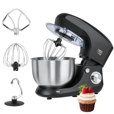 Imagen de teesa Easy Cook Single Black Robot de Cocina, agitador, batidora, 1400 W, 1 Liter, 44 Decibeles, Aluminio, Negro