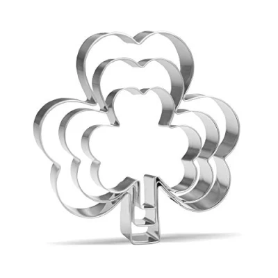 Imagen de Clover Cortador de galletas (3 piezas, acero inoxidable)