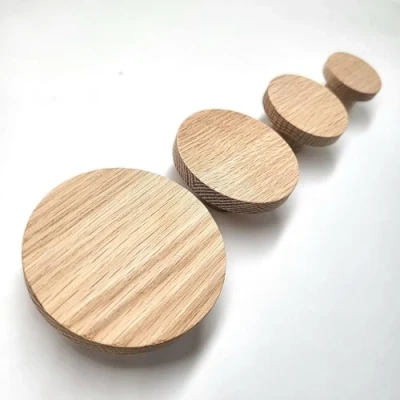 Imagen de Gancho de pared redondo madera para colgar en la pared, ideal como regalo