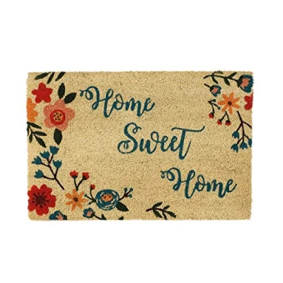 Imagen de Felpudo Home Antideslizante marrón de Fibra Coco 60x40 cm LOLAhome