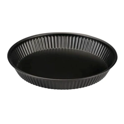 Imagen de FORMEGOLOSE, Molde Para Tarta 28cm, Acero Con Doble Capa Antiadherente, Color Negro