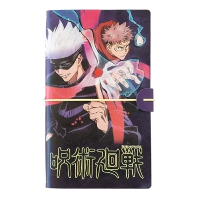 Imagen de Grupo Erik Cuaderno de viaje Jujutsu Kaisen notas recargable cuero sintético 19,6x12 cm Diario personal Bloc notas, Cuadernos bonitas