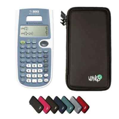 Imagen de CALCUSO Paquete Básico Negro con Calculadora TI 30XS MultiView