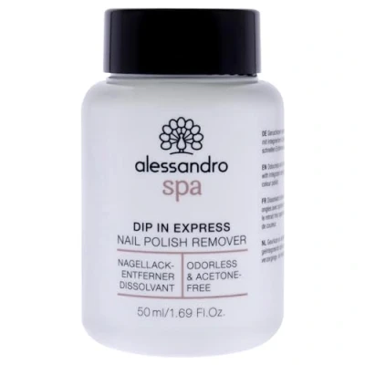 Imagen de Alessandro Spa Dip In Express Quitaesmalte de uñas, inodoro y sin acetona, 50 ml, paquete 1 unidad