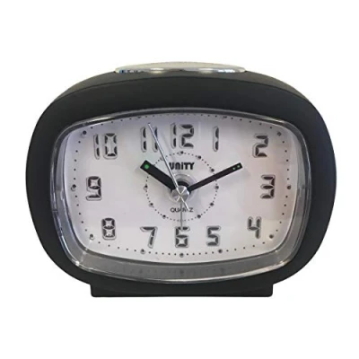 Imagen de Unity Reloj Despertador Beep, Luz LED, Negro, 9 x 7,5 4,5 cm