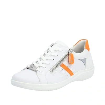 Imagen de Remonte D1e01, Zapatillas Mujer, Blanco Zanahoria Plata 81, 36 EU