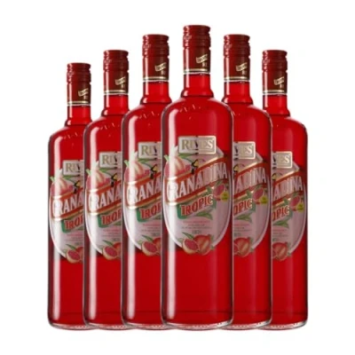 Imagen de Licores Rives Granadina Botella Misil 1 L (Caja de 6 L)