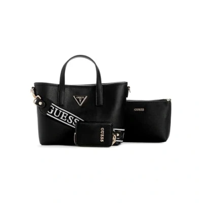 Imagen de Guess Latona MINI TOTE SET Bandolera, Mujer, Talla: One Size, Black