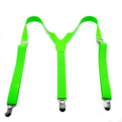 Imagen de The Glowhouse Tirantes de neón para Hombre Cinturón, Verde, Taille Unique
