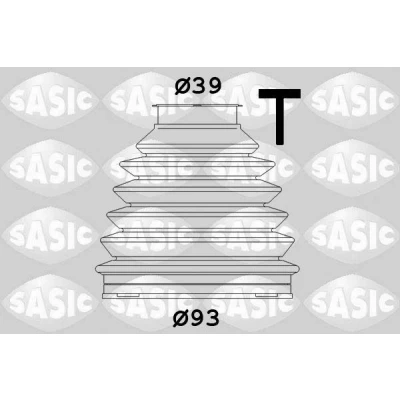 Imagen de SASIC 1900015 Fuelle Palier lado de rueda Termoplástico PEUGEOT: 407 Berlina, 307 Hatchback, SW, CITROËN: C4 Picasso 1, Coupé, I Hatchback