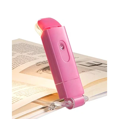 Imagen de DEWENWILS USB Recargable Luz de Lectura para Leer en la Cama, Blanco Cálido, Ajustable Brillo, Luces LED con Pinza, Perfecta los Amantes Lectura, Niños
