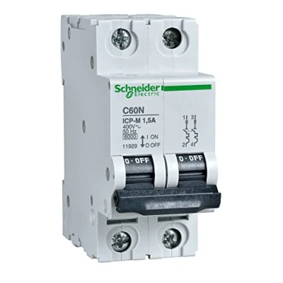 Imagen de Schneider Electric 11935 Interruptor Automático Magnetotérmico 2P, 15A, 6Ka, 400 V