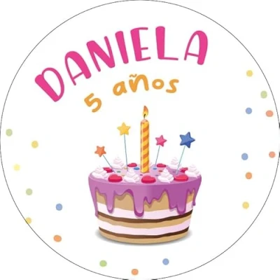 Imagen de Pegatinas Redondas Cumpleaños (20)