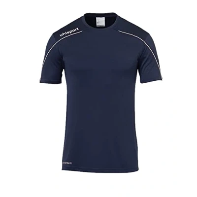 Imagen de uhlsport Stream 22 Shirt Shortsleeved Camiseta De Entrenamiento, Hombre, Azul Marino/Blanco, XXXL