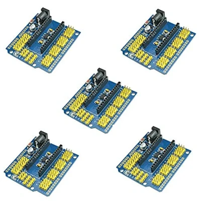 Imagen de ZkeeShop 5PCS Expansion Sensor Shield Module Compatible for Arduino UNO R3 Nano I/O