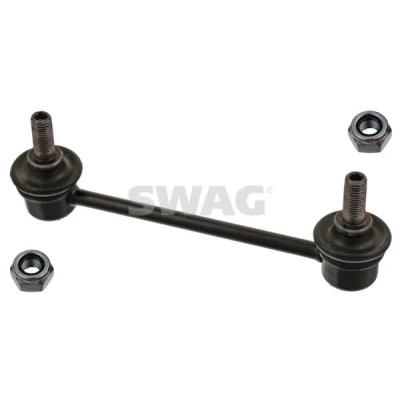Imagen de SWAG 85 94 2087 Bieleta de suspensión Eje trasero, derecha 150 M10 x 1,25 con tuerca autofijadora Acero negro HONDA: HR V I