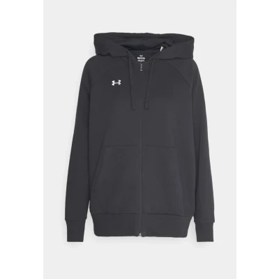 Imagen de Under Armour Rival Hoodie Sudadera con cremallera, Mujer, Talla: XS, Black/white