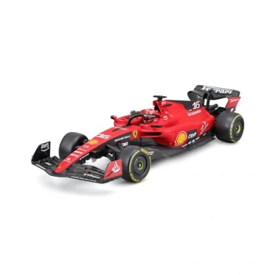 Imagen de Maisto Tech RC Coche teledirigido carrera Ferrari SF23, Licencia oficial, Fórmula 1, Escala 1/24, Alta velocidad, 2.4 GH.z, USB, Coches teledirigidos, Vehículo radiocontrol, Charles Leclerc (78023)