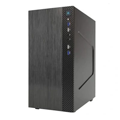 Imagen de Itek SMALLCOM B Case Mini Tower, mATX, 2xUSB3, 2XUSB2, Brushed, Negro