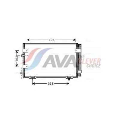 Imagen de PRASCO TO5288D Condensador con secador 15,5 10,0 Aluminio 754