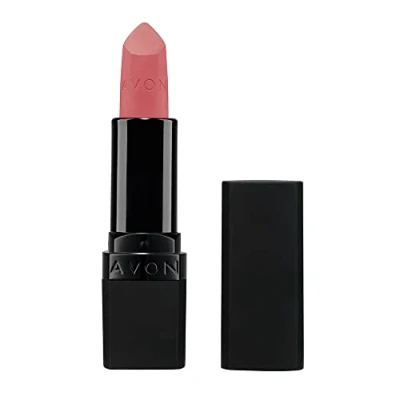 Imagen de AVON Barra de Labios Ultra Matte Tono Pure Pink Enriquecido con Vitamina E, Aceite Aguacate y Sésamo Cobertura Cómoda, No se cuartea ni seca SPF 15 Color Rosa