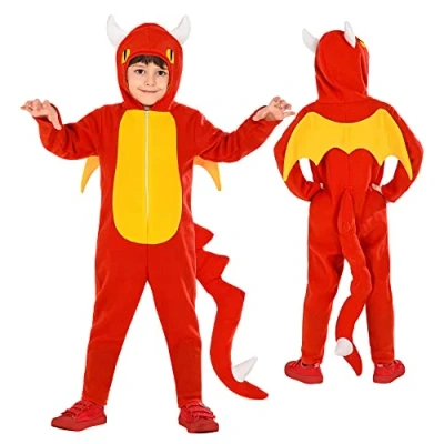 Imagen de WIDMANN MILANO PARTY FASHION disfraz niño dragon, dinosaurio, chorro de fuego, animal, carnaval