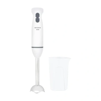 Imagen de Batidora de Mano 2 Velocidades Variables Acero Inoxidable Potencia 600W Incluye vaso Medidor Kubo