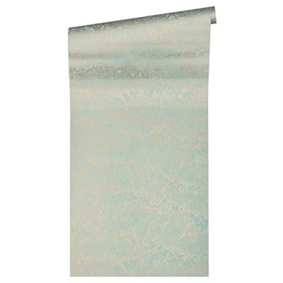 Imagen de Architects Paper Absolutely Chic 369722 36972 2 Papel pintado (10,05 x 0,53 m), diseño de flores, color azul y verde