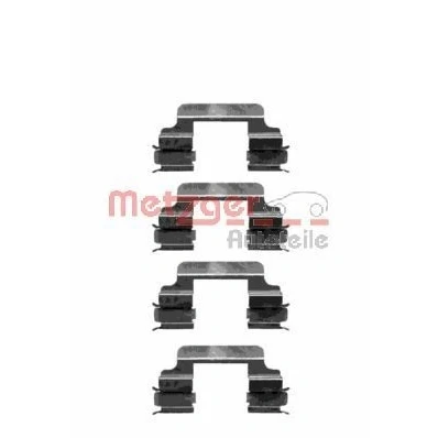 Imagen de METZGER 109 1231 Kit de accesorios, pastillas frenos MERCEDES BENZ: Clase C Berlina, SLK, CITROËN: C8, Jumpy I MPV, Furgón