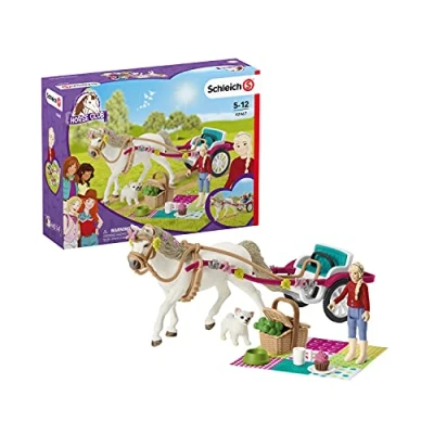 Imagen de Schleich 42467 Horse Club play set carruaje para el espectáculo ecuestre, juguetes a partir de 5 años