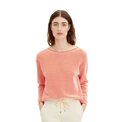 Imagen de TOM Tailor Jersey de punto, Mujer, Talla: 40, Red bubble structure