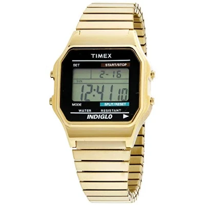 Imagen de Timex Youth &amp; Kids T78677PF Reloj de cuarzo unisex, correa acero inoxidable, color dorado